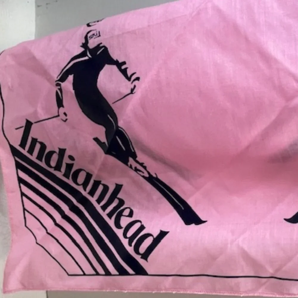 Indianhead Michigan Cotton Ski Scarf Bandana Pink 21